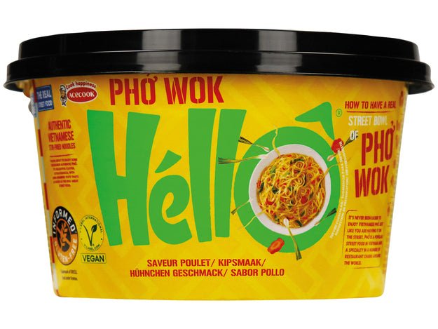 Acecook Pho Wok Huhn Instant Nudeln im Becher 76g