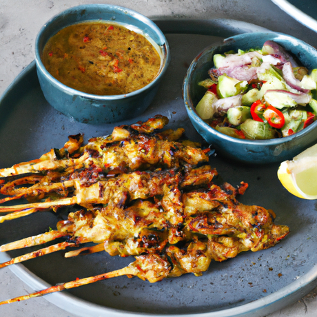 Satay Ayam – Gegrillte Hähnchenspieße mit Erdnusssoße - RamenHeaven