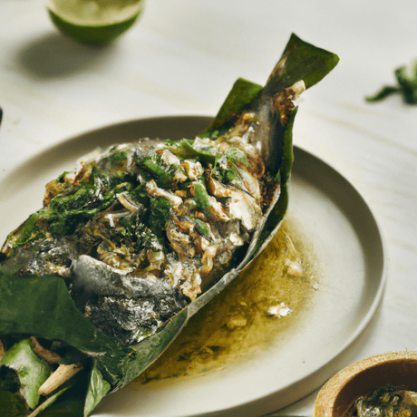 Cá Nướng Trui – Gegrillter Fisch im Bananenblatt - RamenHeaven