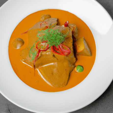 Gaeng Phet Ped Yang (แกงเผ็ดเป็ดย่าง) – Rotes Curry mit gegrillter Ente - RamenHeaven