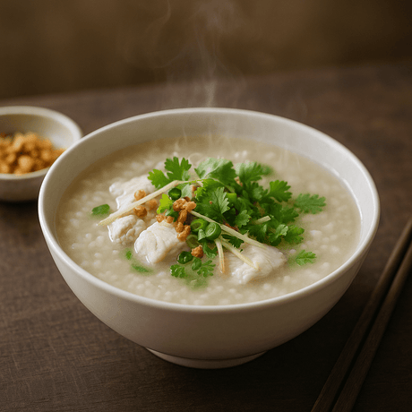 Khao Tom (ข้าวต้ม) – Thailändischer Reisbrei mit Fleisch oder Fisch - RamenHeaven