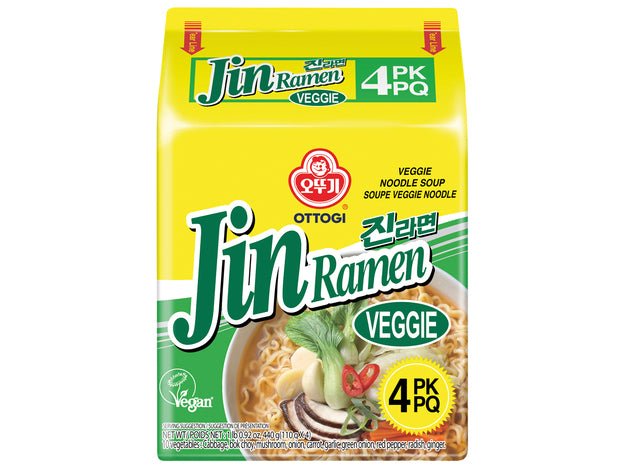 OTTOGI Jin Ramen Vegetarisch 4x120g