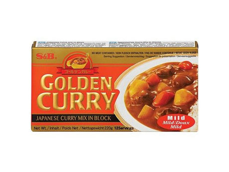 S&B Golden Curry Currysauce mild 12 Portionen 220g